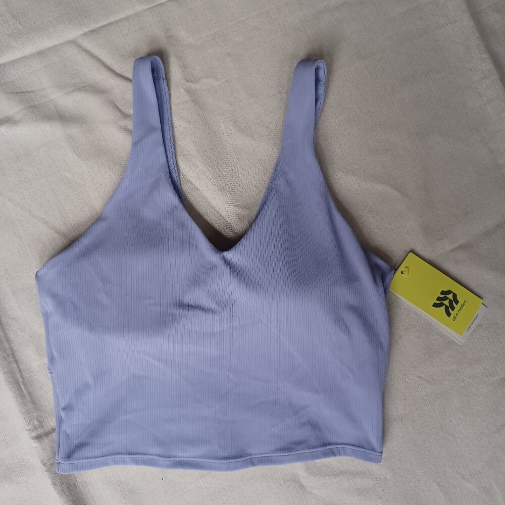 NWT all in motion Lavender Sport Tank XS